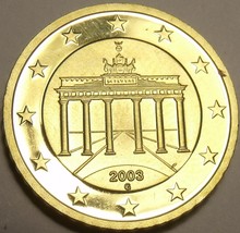 Cameo Proof Germany 2003-G 10 Euro Cents~Karlsruhe Mint~Cameo~Free Shipping~ - $7.54