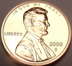 United States Proof 2000-S Lincoln Memorial Cent~Free Shipping~We Have Proofs~ - £3.10 GBP