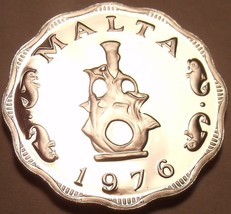 Rare Proof Malta 1976 5 Mils~Earthen Lampstead~Only 26,000 Minted~Free Shipping - £8.60 GBP