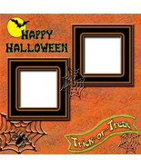 Halloween 4 ~ Digital Scrapbooking Quick Page Layout - £2.37 GBP