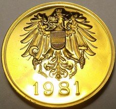 AUSTRIA 1981 PROOF SET MEDALLION~EXCELLENT~FREE SHIP~ - $5.06