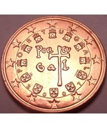 Gem Unc Portugal  2007 5 Euro Cents~Minted In Lisbon~Free Shipping - £2.64 GBP