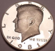 United States Proof 1981-S John F. Kennedy Half Dollar~Free Shipping - $7.05