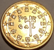 Gem Unc Portugal 2009 5 Euro Cents~The Royal Seat Of 1134~Cross~Free Shipping - $4.30
