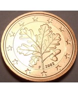 Gem Unc Germany 2002-F 2 Euro Cents~Oak Leaves~Free Shipping - £2.11 GBP