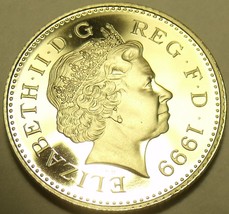 Cameo Proof Great Britain 1999 5 Pence~Only 79,401 Minted~Free Shipping - $6.56