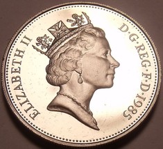 Gem Cameo Proof Great Britain 1985 10 New Pence~Incredible Lion~Free Shipping - £4.93 GBP