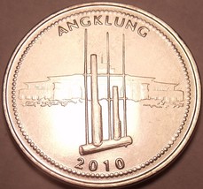 Gem Unc Indonesia 2010 1000 Rupiah~Angklung~Gedung State Building~Free Shipping - $4.50