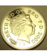 Cameo Proof Great Britain 2002 10 New Pence~Lion Coin~Free Shipping - £7.79 GBP
