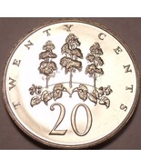 Rare Large Proof Jamaica 1972 20 Cents~17,000 Minted~Mahoe Tree~Free Shi... - £5.00 GBP