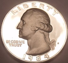 United States Proof 1984-S Washington Quarter~Free Shipping~See All R Coins~ - £3.94 GBP