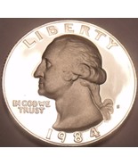 United States Proof 1984-S Washington Quarter~Free Shipping~See All R Co... - £3.96 GBP