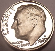 United States Proof 1980-S Roosevelt Dime~We Have Proof US Coins~Free Shipping - $3.87