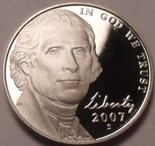 United States Gem Proof 2007-S Jefferson Nickel~Proofs Are Best~Free Shi... - £3.75 GBP