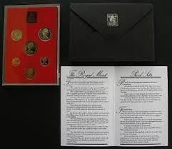 Great Britain Original 1981 Complete Six Coin Proof Set~Free Shipping - $25.47
