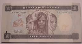 Gem Unc Pack Of 50 African State Of Eritrea 1997 1 Nafka Notes~Free Shipping~ - £22.00 GBP