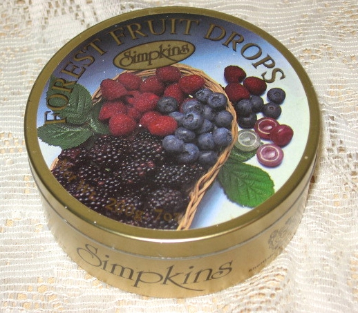 Tin- Simpkins Forest Fruit Drops -Sheffield England - $4.00