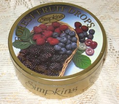Tin- Simpkins Forest Fruit Drops -Sheffield England - $76.14 MXN