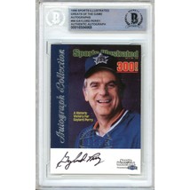 Gaylord Perry Mariners 1999 Sports Illustrated Greats Autograph BGS Auto 10 SI - £79.63 GBP