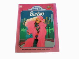 BARBIE PAPER DOLL punch out &amp; color Golden Book 1991 not used (books) - $15.00
