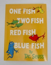 Dr Seuss ~ One Fish Two Fish Red Fish Blue Fish ~ Mini Book DJ Stocking Stuffer - £12.43 GBP
