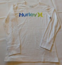 Hurley Boy&#39;s Youth Long Sleeve T Shirt White Size M Med 10-12 Years NWOT - $19.55