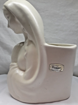 Holy Mother Madonna Planter Haeger Pottery1950&#39;s 1960&#39;s Original Label 9&quot;X6&quot; - £11.87 GBP