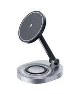 2 in 1 Magnetic Wireless Charger Stand Pad for Iphone 15 14 13 12 11 Pro... - $570.01 MXN