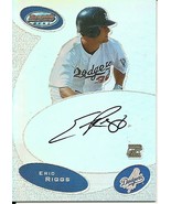 2003 Bowman&#39;s Best Eric Riggs BB-EDR Dodgers - £3.16 GBP