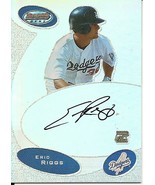 2003 Bowman&#39;s Best Eric Riggs BB-EDR Dodgers - £3.14 GBP