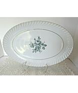 ROYAL BAYREUTH CHINA  15.75&quot; OVAL PLATTER FIRST LOVE GERMANY BLUE PEONIE - €12,70 EUR