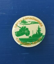 1980s Canada Force Recruitment Celluloid Pin - Great for the military co... - $12.00