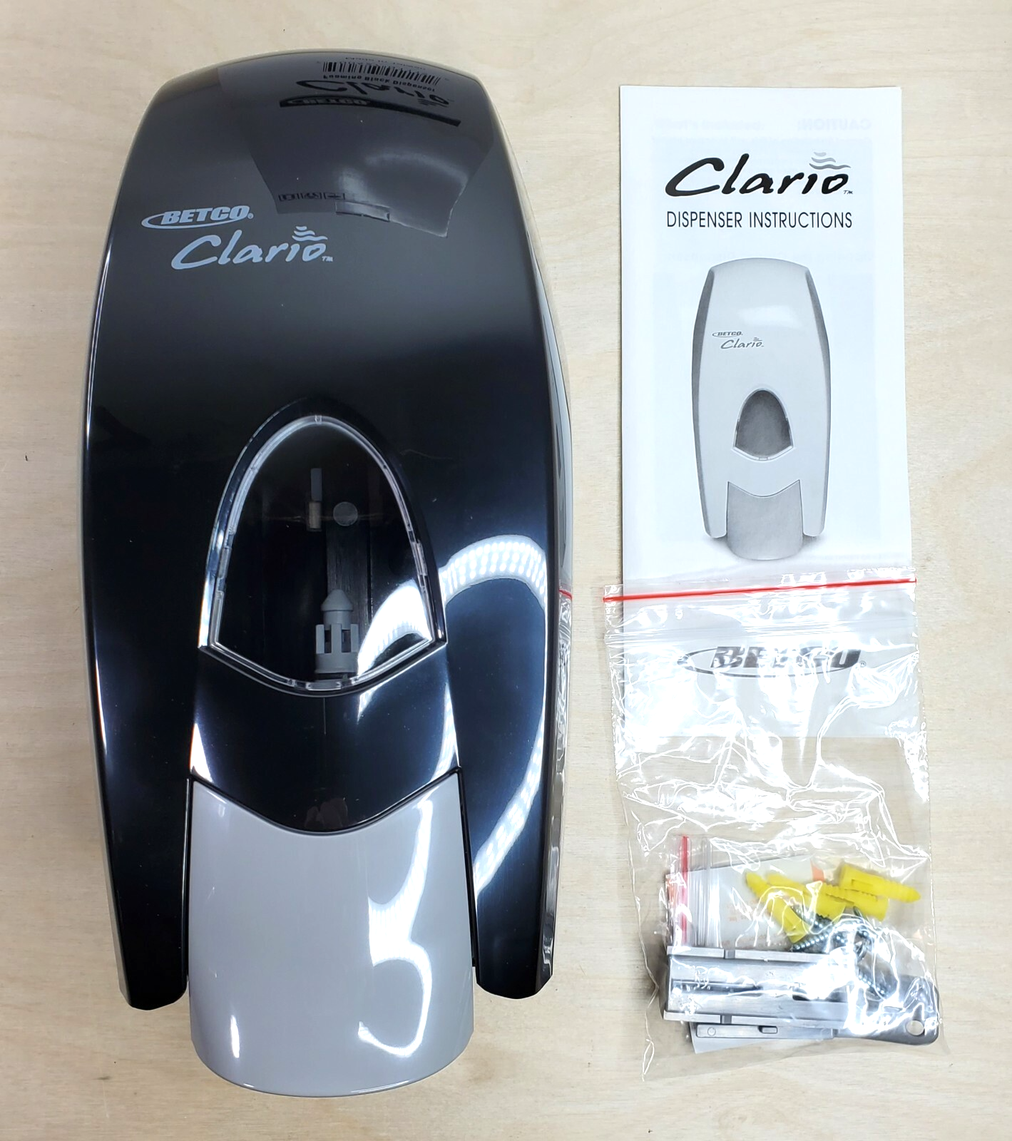 Foaming Soap Dispenser Betco Clario Black Color For Home or Business  - $7.68