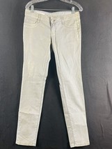 Decree Super Skinny Bronze Jeans Distressed Jr&#39;s 7 Stretch Copper Gray - $11.30