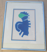 Signed &amp; #56/108 LUIS LOPEZ-LOZA Mexico Abstract Modernist Framed Collectible Li - £210.88 GBP