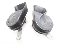 00-06 MERCEDES-BENZ W220 HORNS HIGH & LOW TONE HORN PAIR E6089 image 4