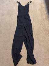 Prana Fernie Wide Leg Jumpsuit New Women&#39;s Large Black NWT - $29.63