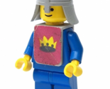 Lego Classic Yellow Castle Knight Minifigure Crown Sticker Vest 375 6075 - $14.45