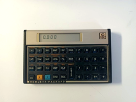 Vintage Hewlett Packard HP 12C Financial Calculator Works New Battery - $17.75