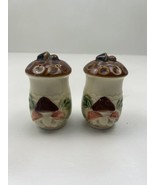 VTG 70’s Empress Haruta Ceramic Mushroom 4” Salt And Pepper Shaker Set T... - £18.38 GBP