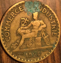 1924 France 1 Franc Coin - £1.57 GBP