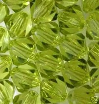 25 Pcs 4MM Olivine Swarovski Crystals 5301 Bicone - £1.17 GBP