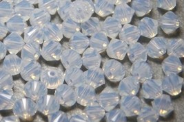 20 Pcs 4MM White Opal Swarovski Crystals 5301 Bicone - £1.12 GBP