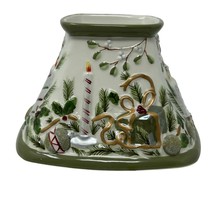 Yankee Candle Christmas Presents Large Jar Candle Porcelain Ceramic Shade - £12.35 GBP