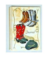 Cowboy Boots and Hat Journal 200 Pages Blank Writing Sketch Pad 6 x 9-in... - $15.78
