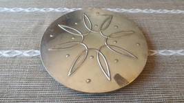 Vintage Mid Century Modern TOWLE Sterling Silver Trivet #09 6.25&quot; - $112.93