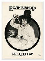 Elvin Bishop Let it Flow Album Capricorn Records Vintage 1974 Print Magazine Ad - £7.81 GBP