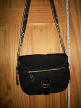 Fashion Gift Adam Levine Purse Shoulder Bag Accessory Black Zippered Han... - £22.72 GBP