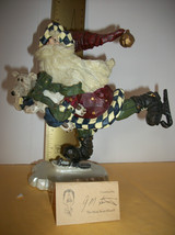 Boyds Bears Santa Quick As A Flash Figurine Box Carver Choice Home Holiday Decor - £22.84 GBP