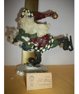 Boyds Bears Santa Quick As A Flash Figurine Box Carver Choice Home Holid... - £22.35 GBP